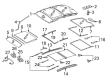 Diagram for 2013 Mercedes-Benz E550 Sunroof - 212-780-11-21