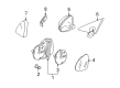 Diagram for 2007 Mercedes-Benz CL600 Mirror Cover - 216-810-01-15-9999