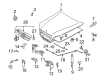 Diagram for 2003 Mercedes-Benz ML320 Lift Support - 163-880-00-29