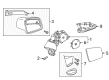 Diagram for 2014 Mercedes-Benz E250 Mirror Cover - 212-810-13-15-9040