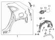 Diagram for 2022 Mercedes-Benz GLA45 AMG Fender Splash Shield - 247-690-35-03-64