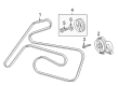 Diagram for Mercedes-Benz SLK32 AMG Drive Belt - 112-997-00-92