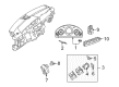 Diagram for 2013 Mercedes-Benz E550 Hazard Warning Switches - 212-820-72-10