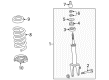 Diagram for 2006 Mercedes-Benz E350 Camber and Alignment Kit - 910105-014018