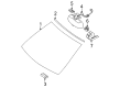 Diagram for Mercedes-Benz C250 Windshield - 204-670-15-00