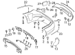 Diagram for Mercedes-Benz E430 Door Screws - 000000-000461