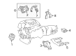 Diagram for 2013 Mercedes-Benz S350 Engine Mount - 221-242-26-01