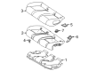 Diagram for Mercedes-Benz GLA45 AMG Seat Cushion Pad - 247-920-72-00