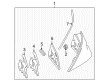 Diagram for 2006 Mercedes-Benz CLS55 AMG Tail Light - 219-820-01-64-64