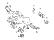 Diagram for Mercedes-Benz CLK550 Engine Mount - 273-223-17-04