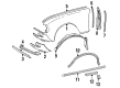 Diagram for Mercedes-Benz 300CD Fender - 123-880-05-18