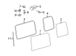 Diagram for 2020 Mercedes-Benz Sprinter 3500XD Weather Strip - 906-671-30-20