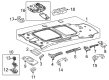 Diagram for 2020 Mercedes-Benz GLC63 AMG Interior Lights - 000-900-57-23-7H52