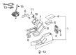 Diagram for Mercedes-Benz G550 Shift Knob - 463-260-07-40-9E38