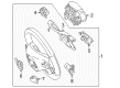 Diagram for 2017 Mercedes-Benz GLS450 Steering Wheel - 166-460-01-18-8P18