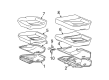 Diagram for Mercedes-Benz E350 Seat Cushion Pad - 211-920-04-50