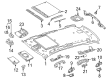 Diagram for 2019 Mercedes-Benz GLS550 Interior Lights - 166-906-70-01