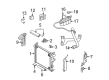 Diagram for 2001 Mercedes-Benz S430 Coolant Reservoir - 220-500-00-49