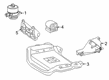 Diagram for Mercedes-Benz S560 Engine Mount - 222-240-16-00