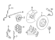 Diagram for Mercedes-Benz R350 Brake Caliper Bracket - 164-421-09-06