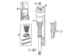 Diagram for 2020 Mercedes-Benz S65 AMG Shock and Strut Boot - 222-323-30-00