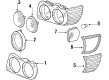 Diagram for Mercedes-Benz 560SL License Plate Lights - 107-820-01-62