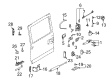 Diagram for 2007 Mercedes-Benz G500 Tailgate Handle - 000-760-03-61-9051