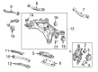 Diagram for Mercedes-Benz E63 AMG Differential Mount - 204-350-02-15