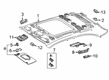 Diagram for 2020 Mercedes-Benz GLE450 Interior Lights - 000-906-42-05-1B58