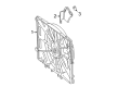 Diagram for Mercedes-Benz CLA45 AMG Cooling Fan Bracket - 176-501-00-35