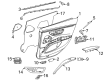 Diagram for 2024 Mercedes-Benz EQS 580 Door Armrest - 297-730-51-01-1D03