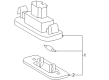 Diagram for 2004 Mercedes-Benz CL600 License Plate Lights - 215-820-01-56