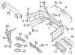 Diagram for 2016 Mercedes-Benz S600 Bumper - 222-885-15-25-9999