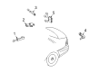 Diagram for 2010 Mercedes-Benz Sprinter 2500 Antenna - 209-820-04-75