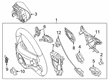 Diagram for 2018 Mercedes-Benz E300 Steering Wheel - 001-460-44-03-8R01