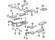 Diagram for 1996 Mercedes-Benz SL320 Exhaust Heat Shield - 129-682-02-71