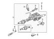 Diagram for Mercedes-Benz E350 Steering Column - 212-460-44-16