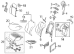 Diagram for 2014 Mercedes-Benz S550 Seat Cushion Pad - 222-910-32-01-7M48