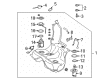 Diagram for Mercedes-Benz S63 AMG Fuel Tank - 221-470-75-01