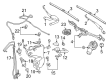 Diagram for 2011 Mercedes-Benz CLS63 AMG Wiper Linkage - 219-820-01-40