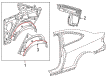 Diagram for Mercedes-Benz C300 Fender Splash Shield - 204-630-02-69