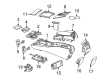 Diagram for 2015 Mercedes-Benz GLK350 Center Console - 204-680-82-50-8L36