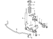 Diagram for 1995 Mercedes-Benz E320 Shock And Strut Mount - 124-320-30-44-64