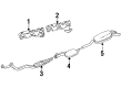 Diagram for Mercedes-Benz 300E Exhaust Manifold - 104-140-41-14-81