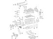 Diagram for 2022 Mercedes-Benz GLB35 AMG Engine Oil Cooler - 260-180-04-00