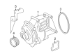 Diagram for Mercedes-Benz S600 Alternator Pulley - 137-155-04-15