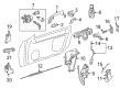 Diagram for Mercedes-Benz SLK350 Door Latch Cable - 172-760-00-04