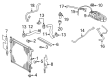 Diagram for Mercedes-Benz ML350 Coolant Pipe - 163-501-01-82