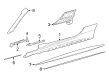 Diagram for 2022 Mercedes-Benz SL63 AMG Pillar Panels - 232-690-98-00