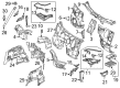 Diagram for 2015 Mercedes-Benz Sprinter 3500 Battery Hold Downs - 000000-003175